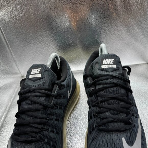 Size‎ 7 Nike Air Max 2016 Black Womens Lace-Up Comfort Running Shoes 806772-001 - Picture 5 of 11